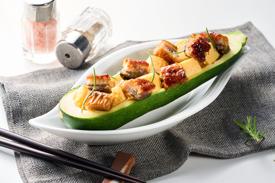 鰻魚佐節瓜